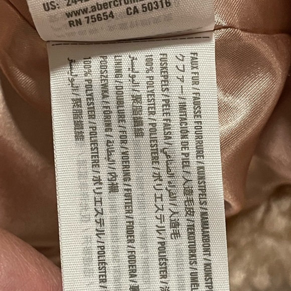 Abercrombie Kids Coat (girls) Size 15-16 - Picture 3 of 4